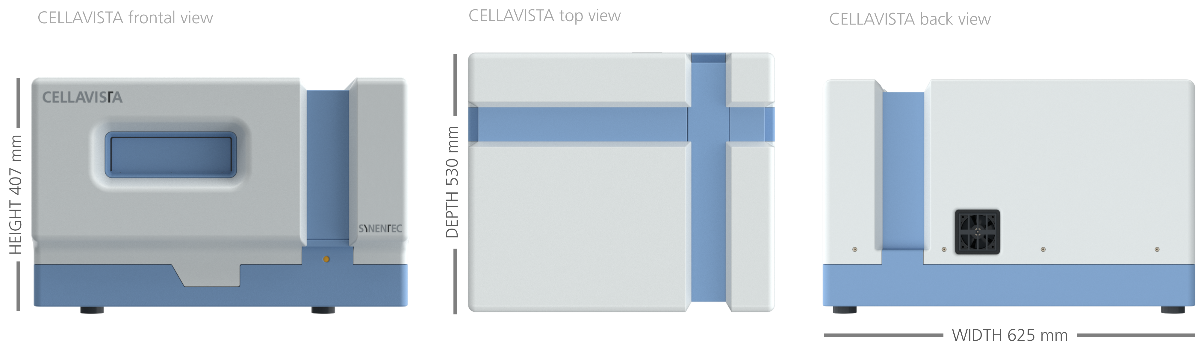 CELLAVISTA dimensions