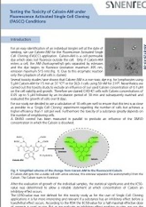 Calcein-AM, SCC, FASCC, Toxicity, Single Cell Cloning, CHO, seeding control, FDA, documentation