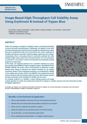 Erythrosin B - Viability