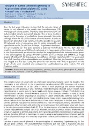 Spheroid Imaging, Hanging drop, Ultra High Throughput, Cancer, Tumor, Kugelmeiers Spericalplate 5D
