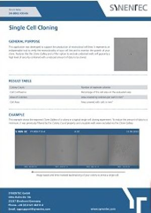 Single Cell Cloning