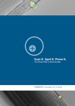 Fluorescent Cloning - FASCC Monoclonality