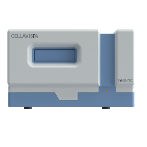 Automated high throughput imaging cell microscop.